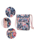 MKF Collection Lainey Botanical Pattern Crossbody