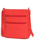 MKF Collection Solid Quilted Cotton Crossbody