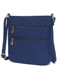 MKF Collection Solid Quilted Cotton Crossbody