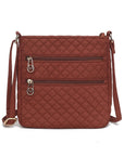 MKF Collection Solid Quilted Cotton Crossbody