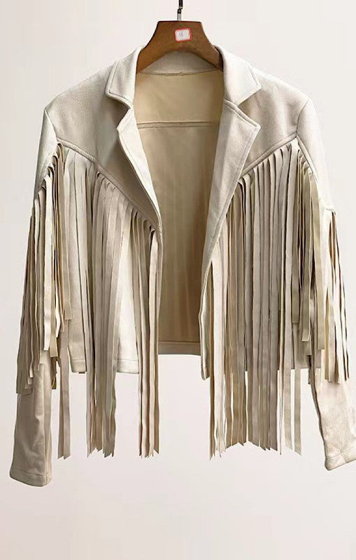 Miss Sparkling | Fringe Blazer Jacket