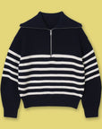 Half Zip Knit Sweater