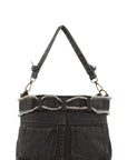 Denim Pants Shape Crossbody Bag