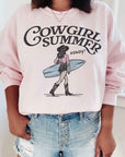 Plus Size Cowgirl Summer Graphic Sweatshirt