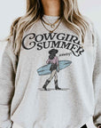 Plus Size Cowgirl Summer Graphic Sweatshirt