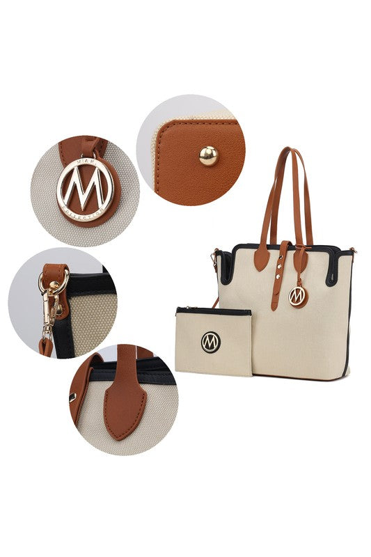 MKF Collection Juliana Oversize Tote &amp; Wristlet