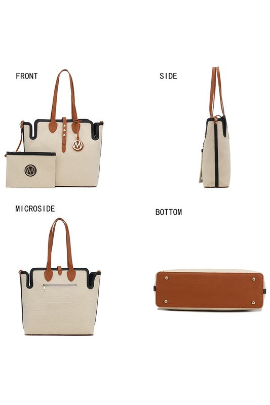 MKF Collection Juliana Oversize Tote &amp; Wristlet