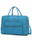 MKF Collection Jayla Solid Quilted Duffle Bag