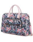 MKF Collection Jayla Botanical Pattern Duffle Bag