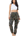 Women's Fashion Cargo Pants by Claude