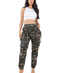 Women's Fashion Cargo Pants by Claude