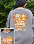 Summer Vibes Graphic Fleece Sweatshirts