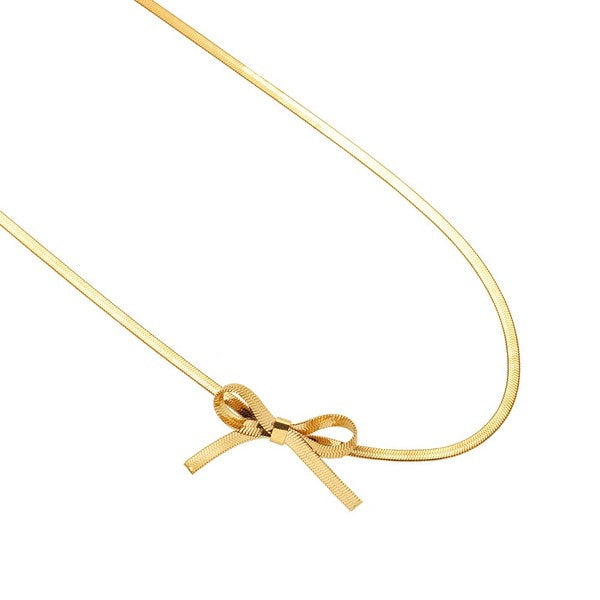 Bowknot Choker Necklace