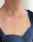 Bowknot Choker Necklace