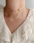 Bowknot Choker Necklace