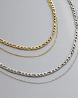 Double layer Figaro Chain Necklace