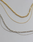 Double layer Figaro Chain Necklace