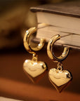 Heart Drop Earring