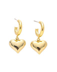 Heart Drop Earring