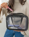 6 Piece Clear Cosmetic Travel Toiletries Organizer