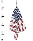 USA Flag Chainmail Iconic Earrings