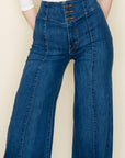 O2 Denim Wide Leg Denim Pants