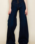 O2 Denim Wide Leg Denim Pants