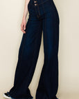 O2 Denim Wide Leg Denim Pants