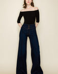 O2 Denim Wide Leg Denim Pants