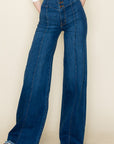 O2 Denim Wide Leg Denim Pants