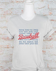 Baseball Words Graphic Tee