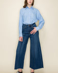 O2 Denim Wide Leg Denim Pants