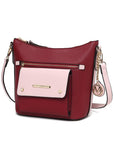 MKF Collection Serenity Color Block Crossbody Bag