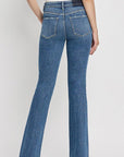 VERVET by Flying Monkey High Rise Slant Hem Flare Jeans