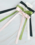 Ballerina Slim Bow Hair Clip Set Of 4