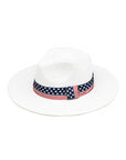 Americana Hat Band Straw Sun Hat