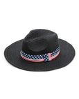 Americana Hat Band Straw Sun Hat