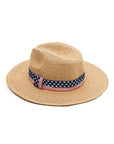 Americana Hat Band Straw Sun Hat