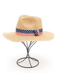 Americana Hat Band Straw Sun Hat