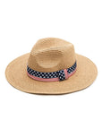 Americana Hat Band Straw Sun Hat