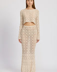 Emory Park Mermaid Maxi Crochet Skirt