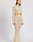 Emory Park Mermaid Maxi Crochet Skirt