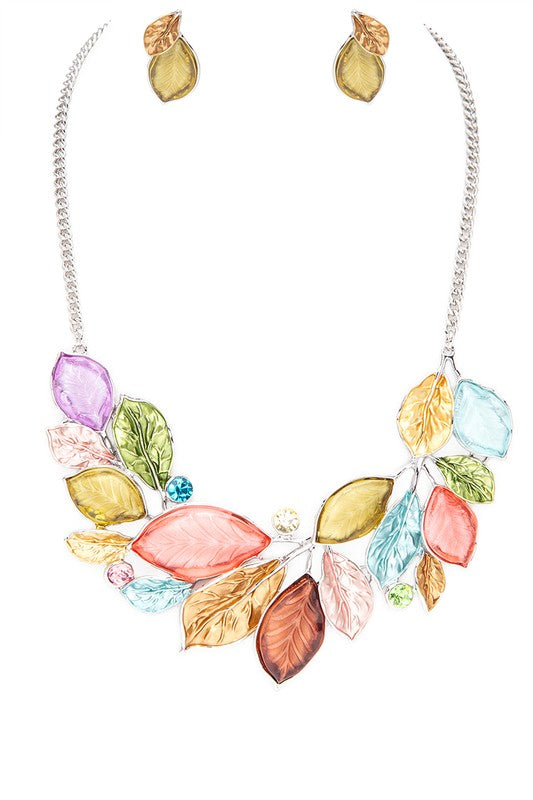 Color Leafs Iconic Necklace Set