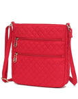 MKF Collection Lainey Quilted Cotton Crossbody Bag