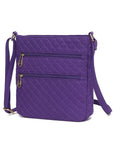 MKF Collection Lainey Quilted Cotton Crossbody Bag