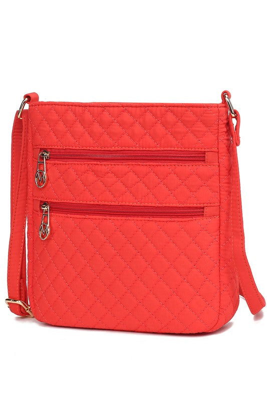 MKF Collection Lainey Quilted Cotton Crossbody Bag