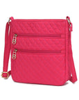 MKF Collection Lainey Quilted Cotton Crossbody Bag