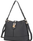 MKF Collection Snake Vegan Leather Shoulder Bag