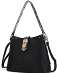 MKF Collection Snake Vegan Leather Shoulder Bag