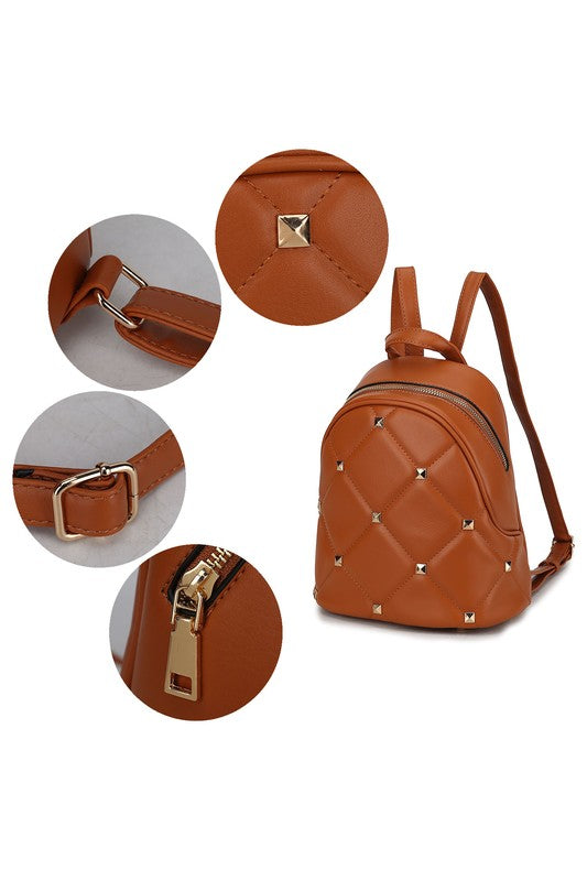 MKF Collection Hayden with Studs Women&#39;s Backpack